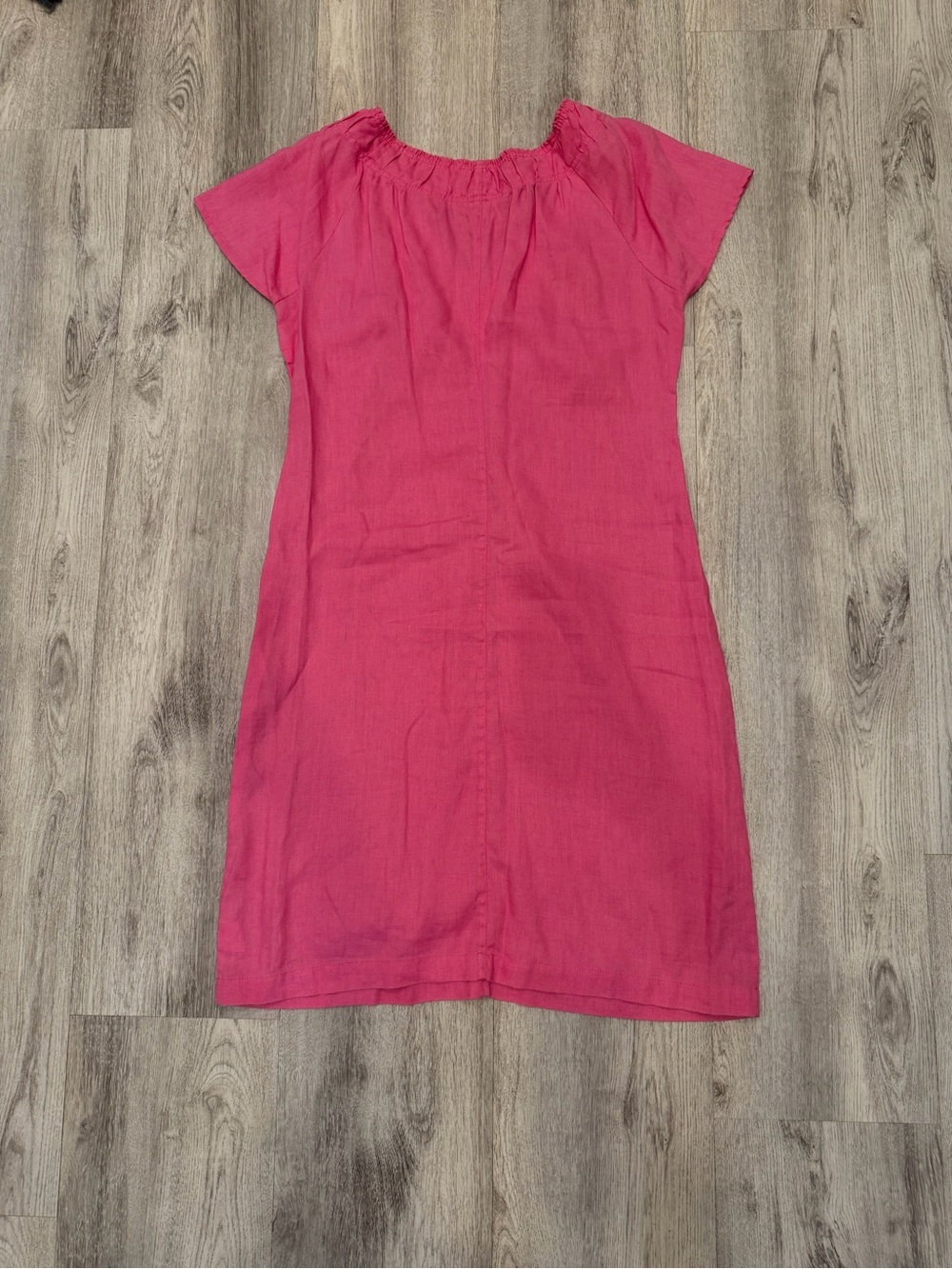 Lantana Casuals Pink 100% Linen Dress Size Medium - Picture 2 of 2
